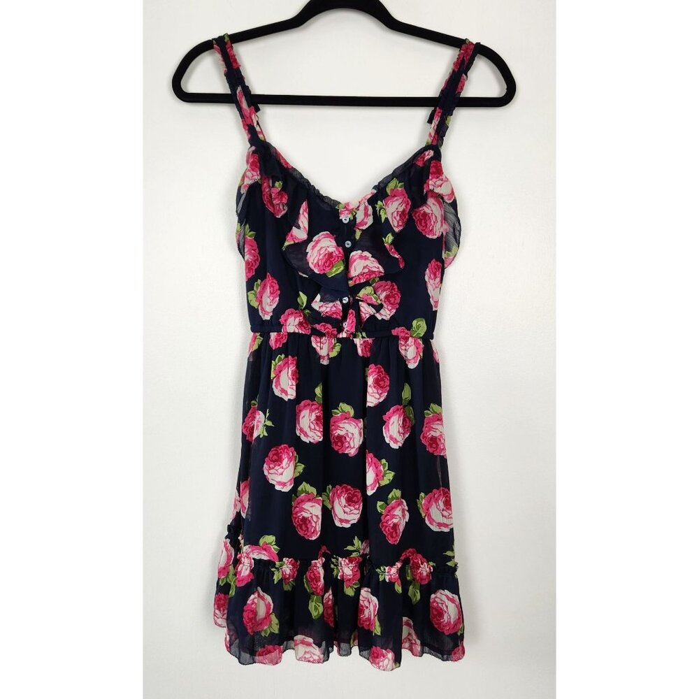 Abercrombie & Fitch Floral Babydoll Sundress, S, Adjustable Straps, Coquette